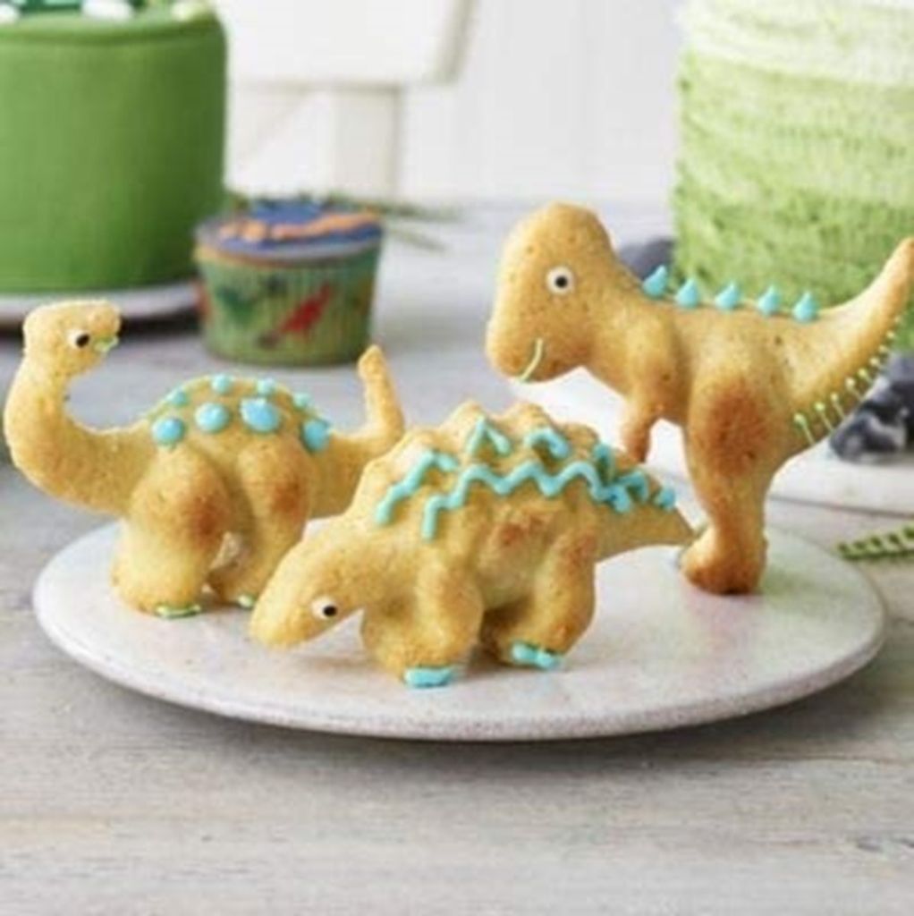 GKA XL Silikonform Dino für 6 Dinosaurier Silikon Backform Produktbild 4