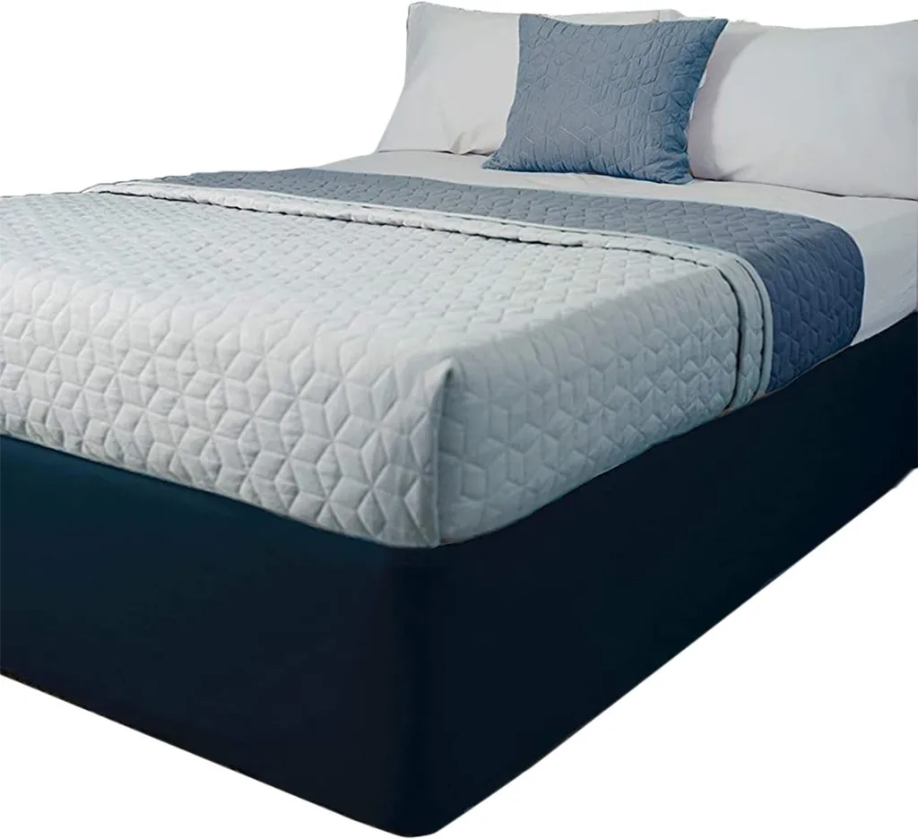 Drap Housse King Size Jersey Bleu Marine BM386 : Anti-Plis et Extensible