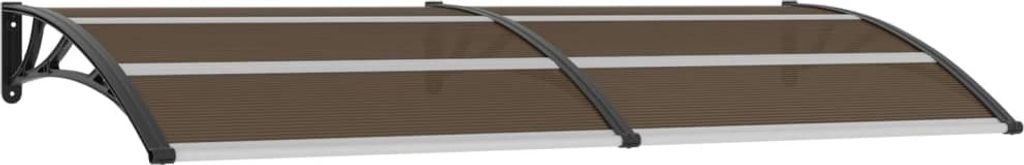 vidaXL Baldachim czarny 240x100 cm PC Zdjęcie produktu 