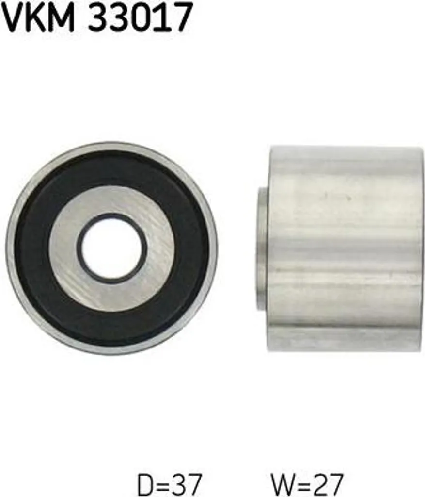 Galet de guidage SKF VKM 33017 pour courroie trapézoïdale Xsara Scudo