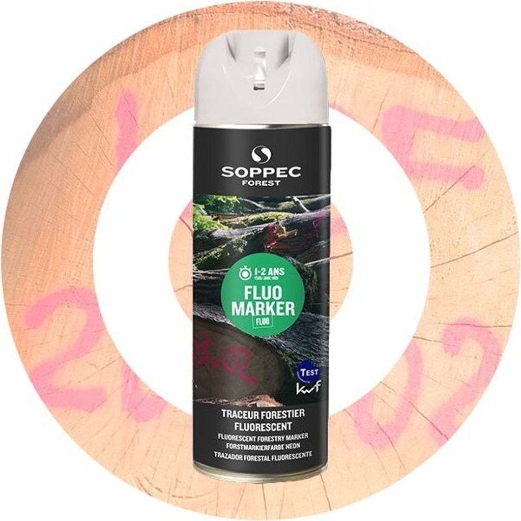 Markierspray weiß FLUO Marker Inhalt 500 ml