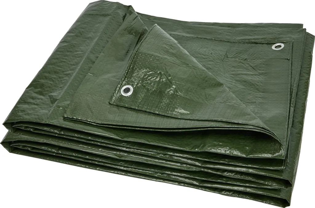 Bâche jardin pour mobilier et bois 6x12m imperméable avec œillets