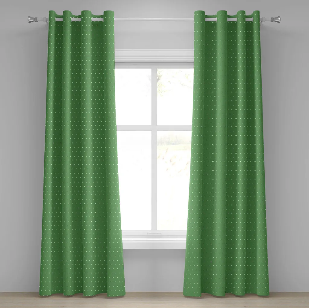 Tenda Verde e Bianca a Pois ABAKUHAUS - Stile Minimal 280x225cm