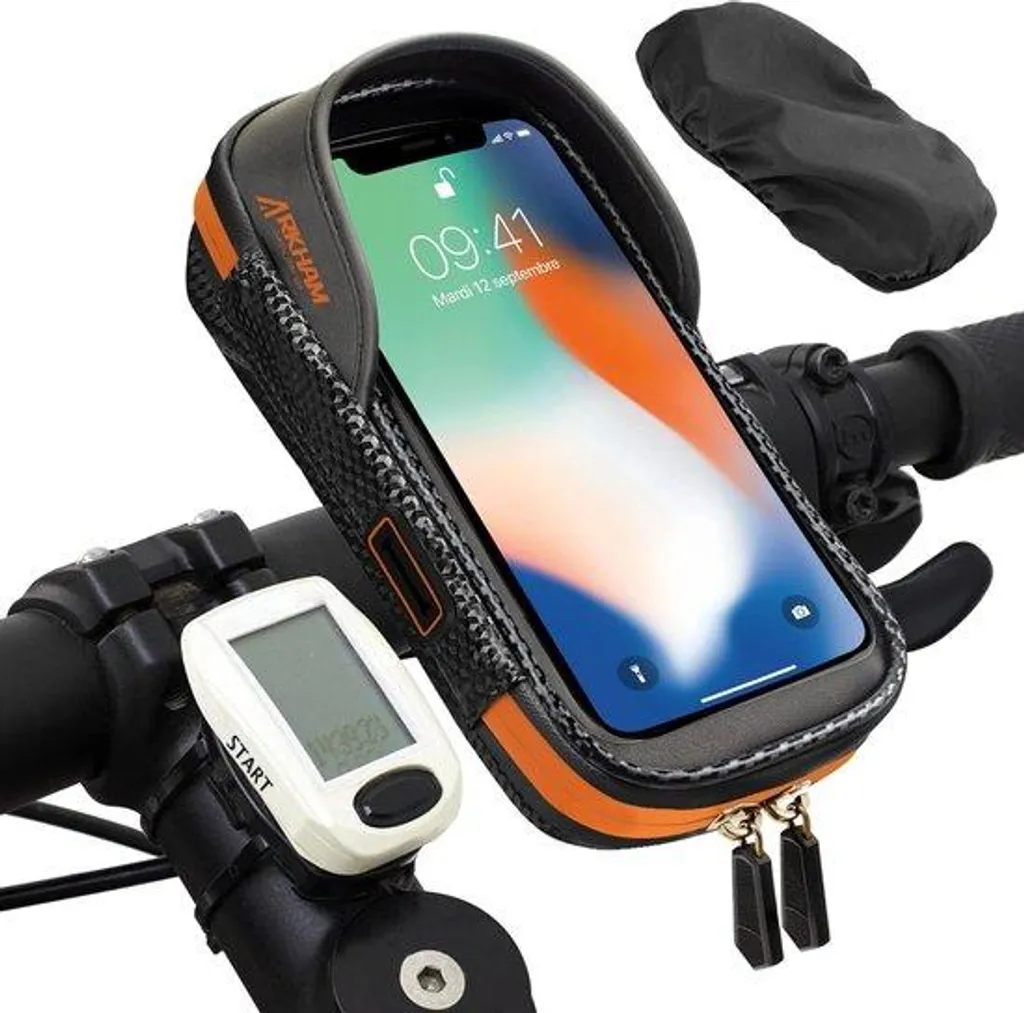 Housse de protection vélo étanche et support mobile rotatif à 360°