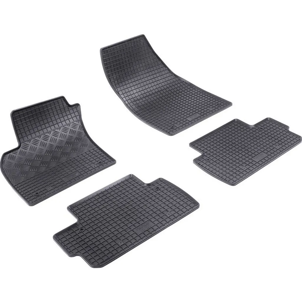 Set di tappetini auto in gomma compatibile/ricambio per Volvo C30 (automatico), tappetini su misura, resistenti, impermeabili, antiscivolo