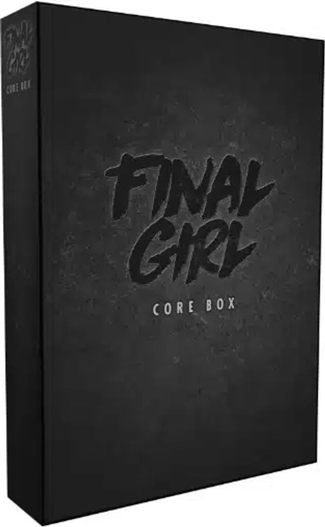 A black box with the words "FINAL GIRL CORE BOX" printed on it.