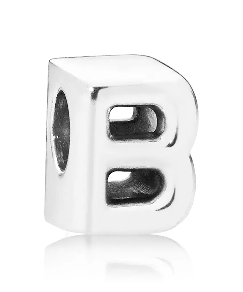 PANDORA Charms 797456 Lettera alfabetica B Argento 925