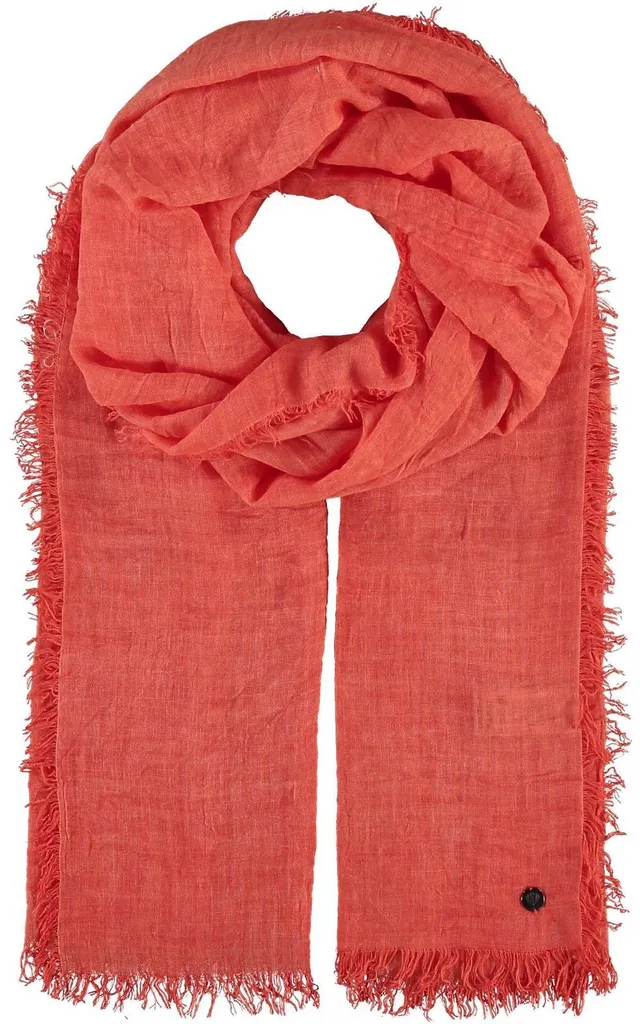 Sciarpa FRAAS Arancione in Poliestere | Stola Elegante Donna