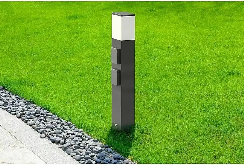 Illuminazione Esterna Milano: Luce LED 12W 50cm con Presa Pratica