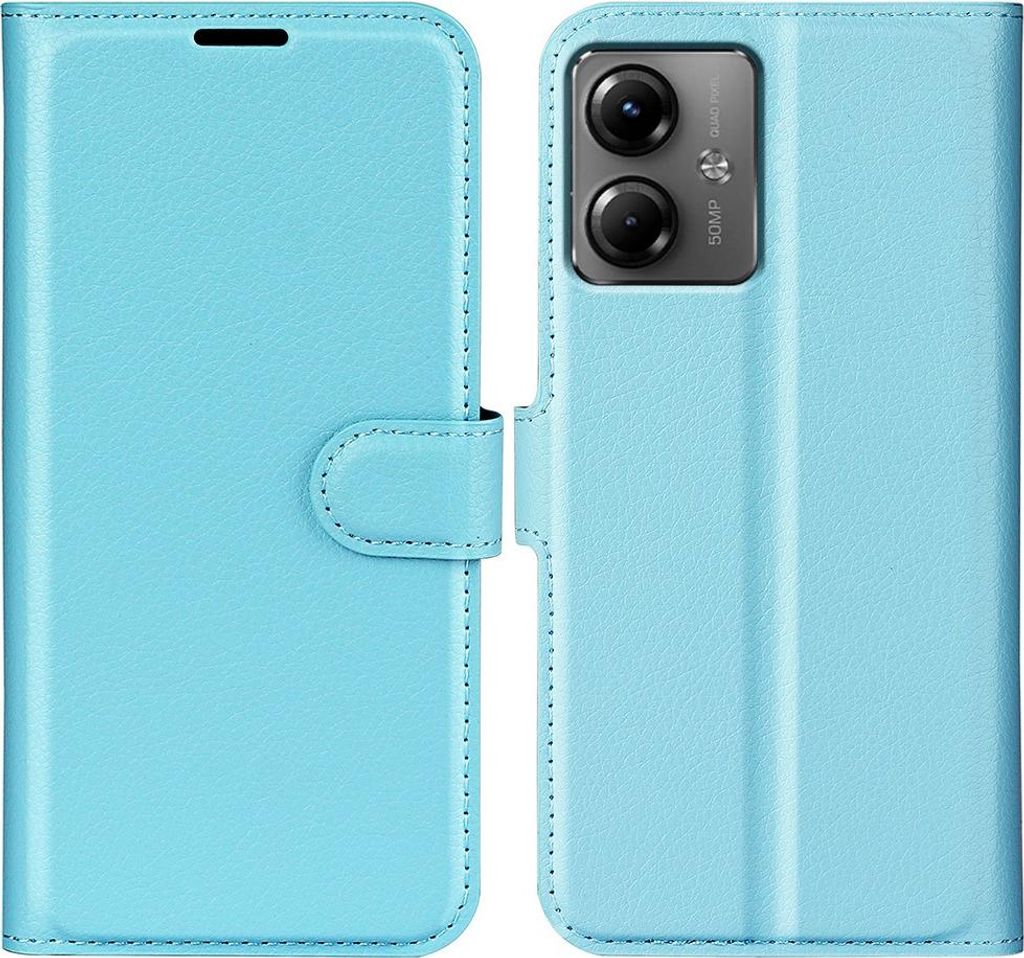 Motorola Moto G14 Hülle - Coverup Klapphülle - Hellblau