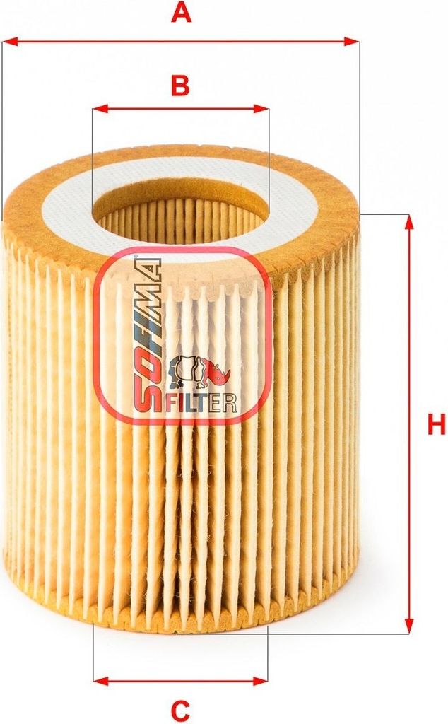 Ölfilter SOFIMA S 5191 PE Filtereinsatz für FORD RANGER (TKE) für MAZDA BT-50 Pickup (B22, B32, UP, UR)