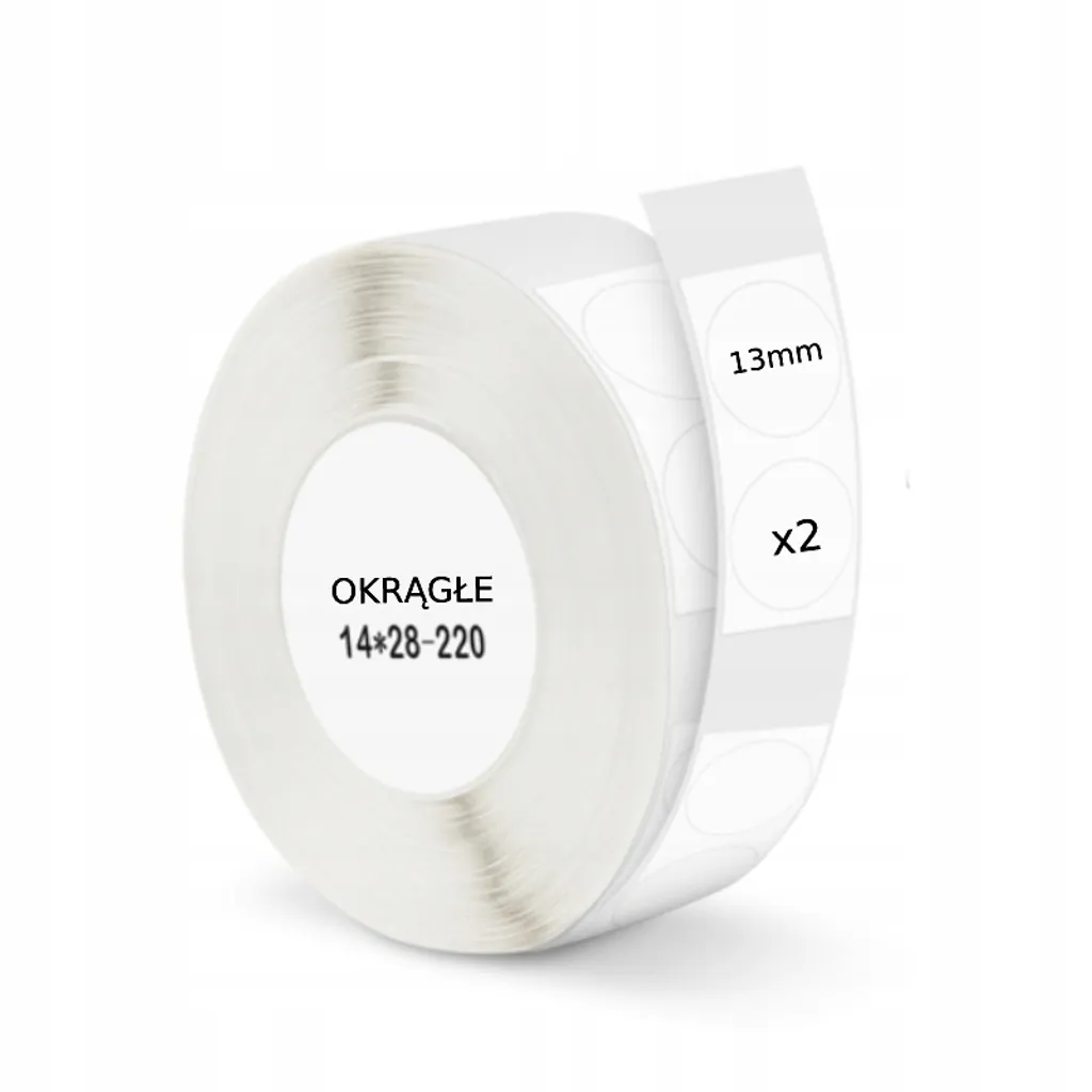 NIIMBOT Adesivi 13mm 440pz ROUND | Etichette Termiche per Casa e Ufficio