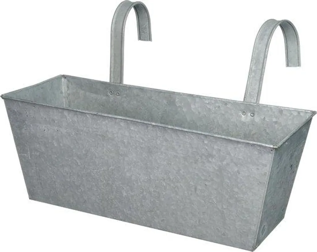 Potager de balcon : Jardinière métal 40cm pour herbes aromatiques
