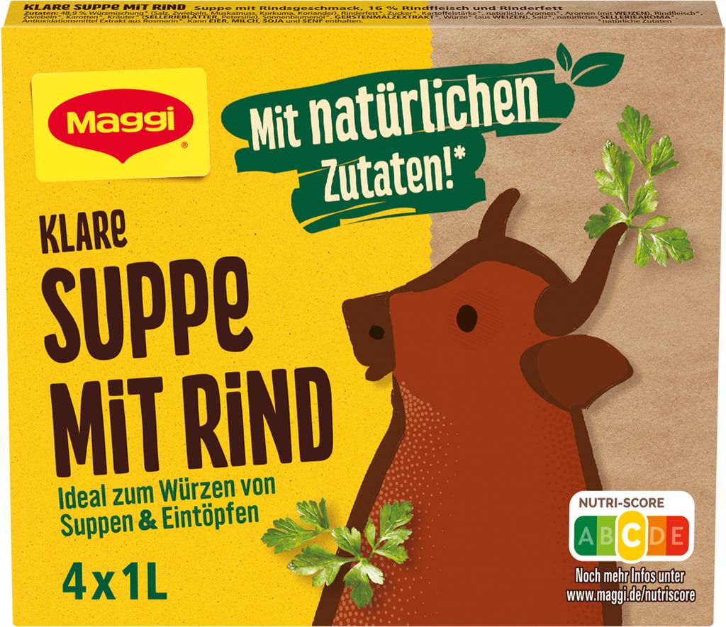 Maggi soupe claire de viande p.4l 80g Image du produit 