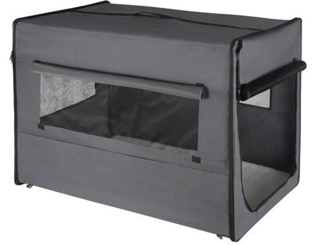 Siège pour chien grand format gris 103x71x79 cm robuste avec coussin