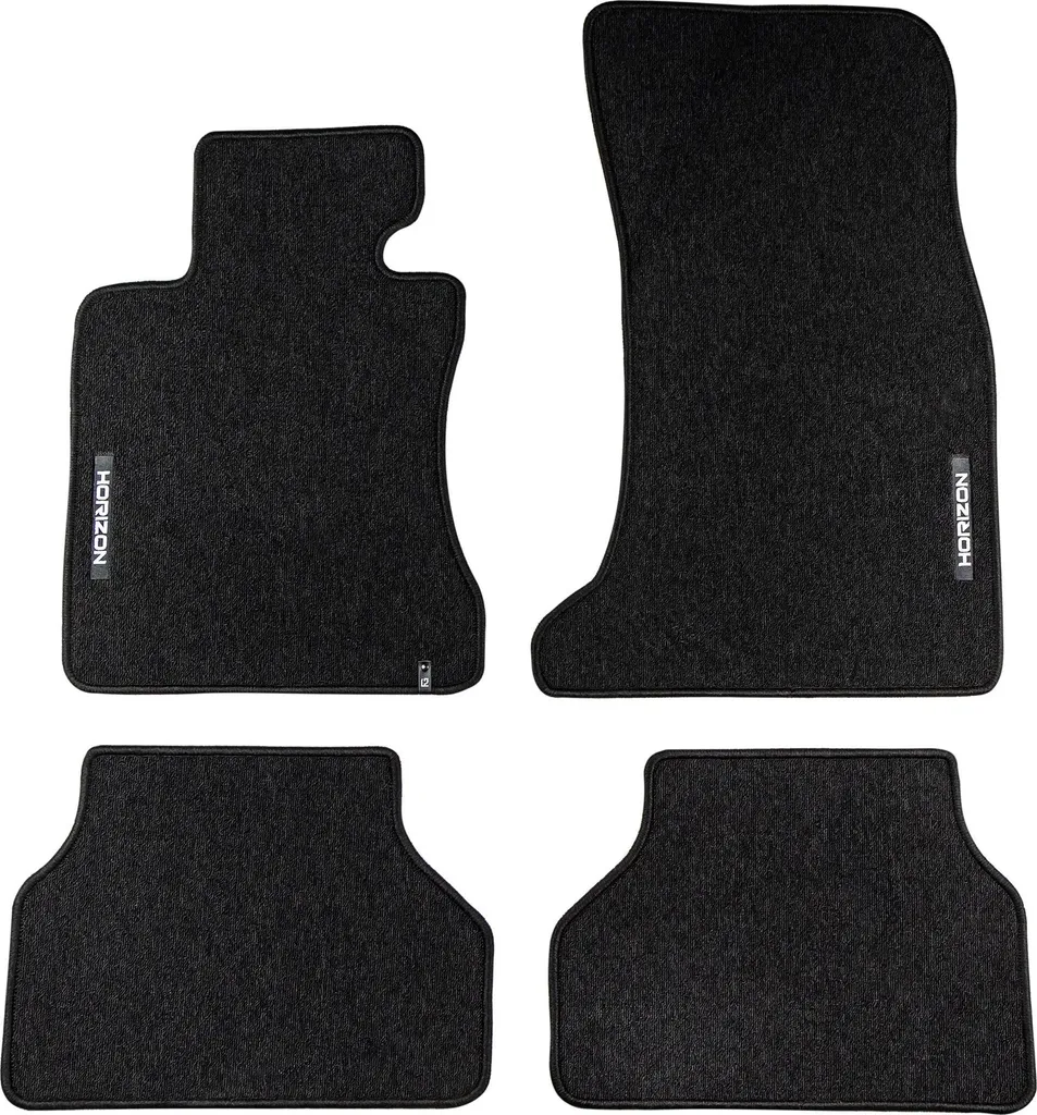 Set Tappeti Auto Velours per BMW E60 E61 2003-2010 - Sport Look Nero