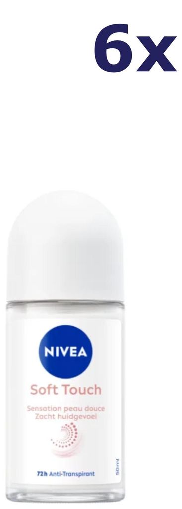 6x NIVEA Deodorant Roller Satin Sensation 50 ml