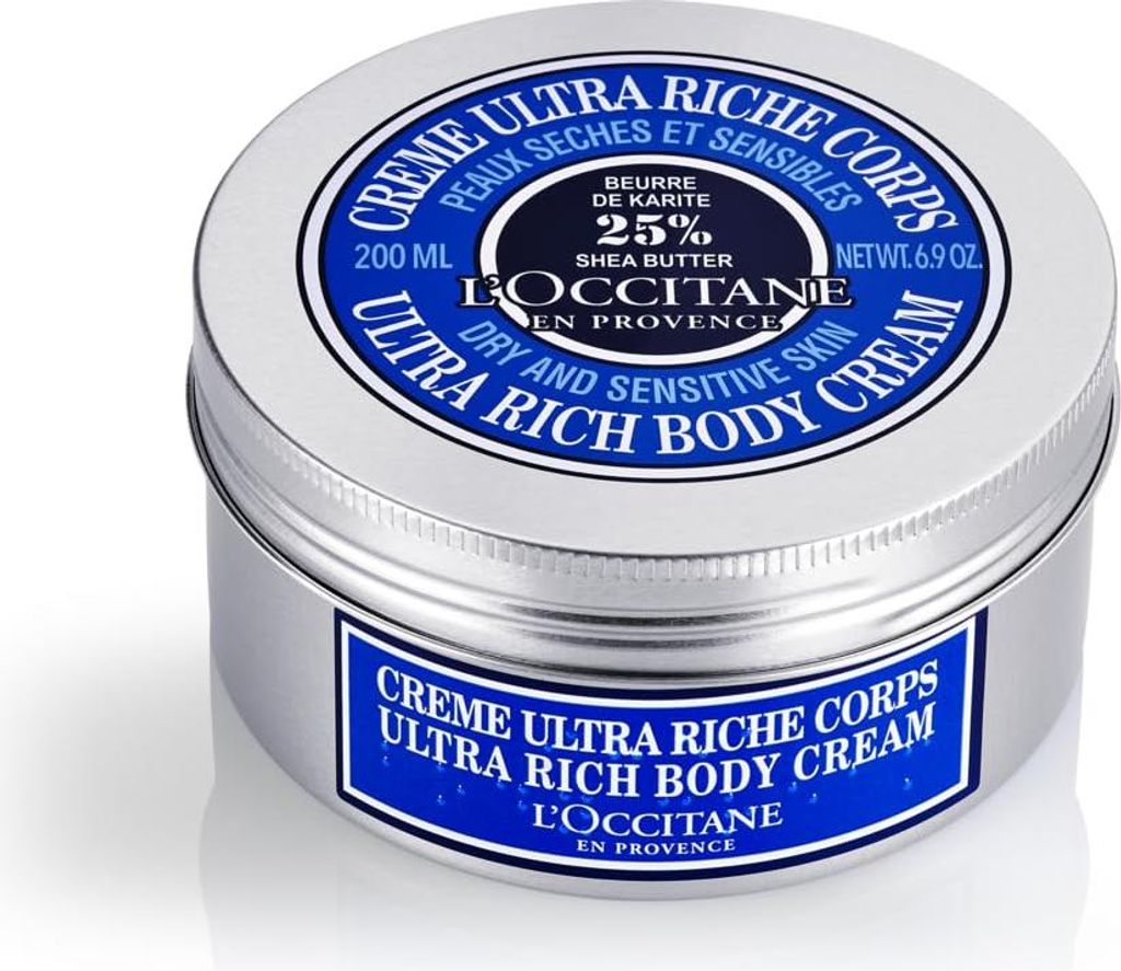 Sheabutter 25 % Ultra Rich Body Cream Trockene und empfindliche Haut 200 ml von L'occitane 200 ml