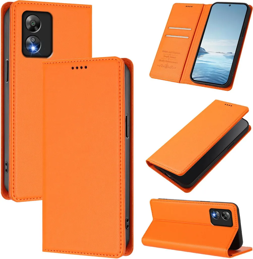 Suncase Custodia in vera pelle compatibile con Xiaomi 12
