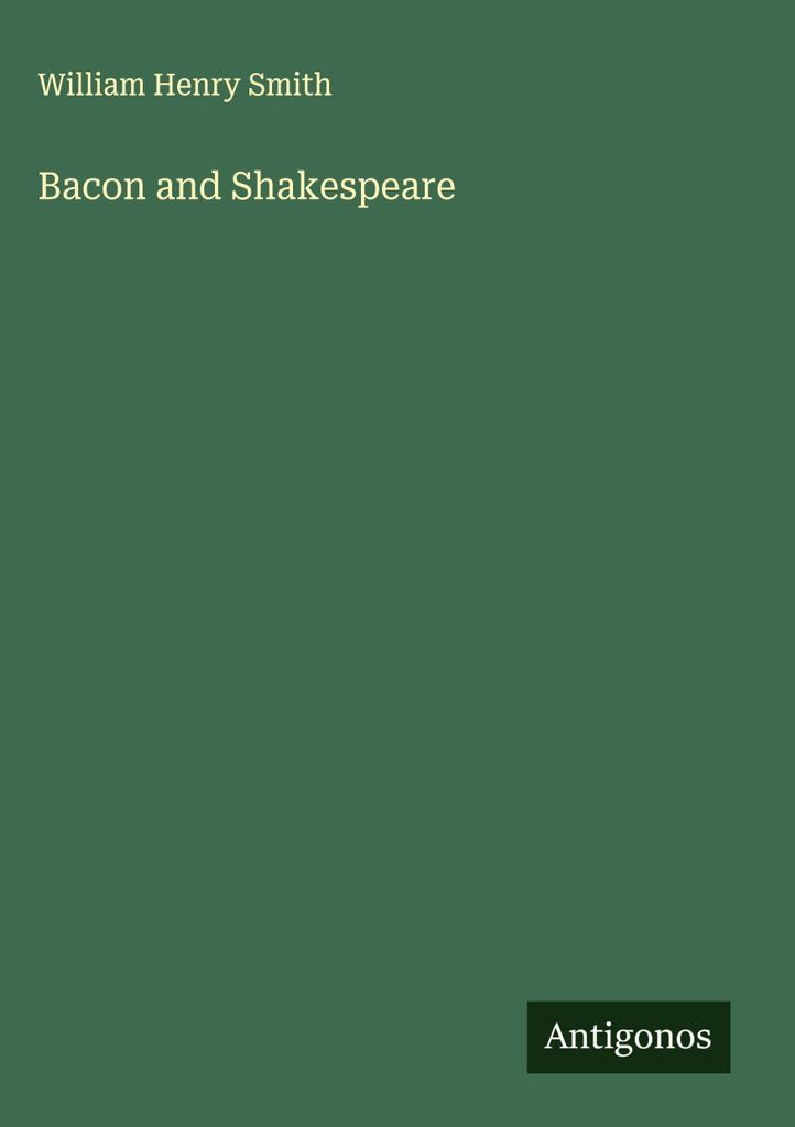 Bacon und Shakespeare