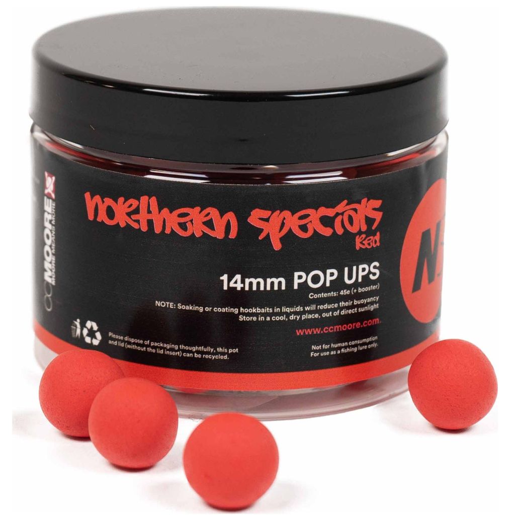 CC Moore NS1 Pop Ups Red 14mm - 40g Boilies
