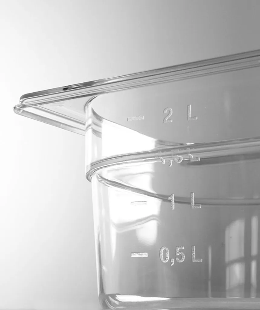 HENDI Contenitore gastronorm 1/2, Profi Line, GN 1/2, 6,5L, trasparente, 325x265x(H)100mm - 11