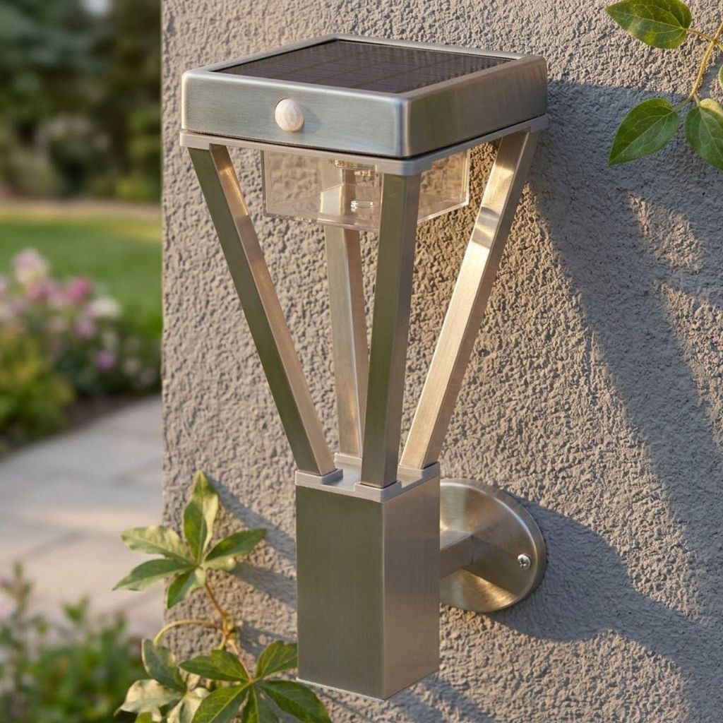 Ledvance LED Außenleuchte Endura Style Solar Silber IP44 6W Produktbild 