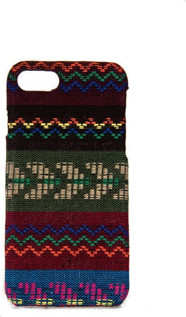 Handyhülle aus Stoff-Case für Apple iPhone SE 2020 Cover Etuis Bumper Schale Braun