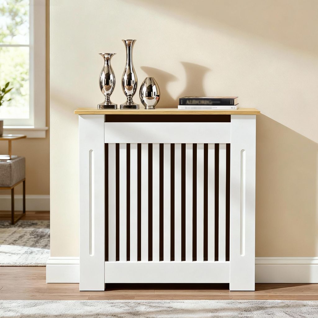 FATIVO Cache-radiateur 78×20×92,5 cm – Cache-radiateur haut Image du produit 