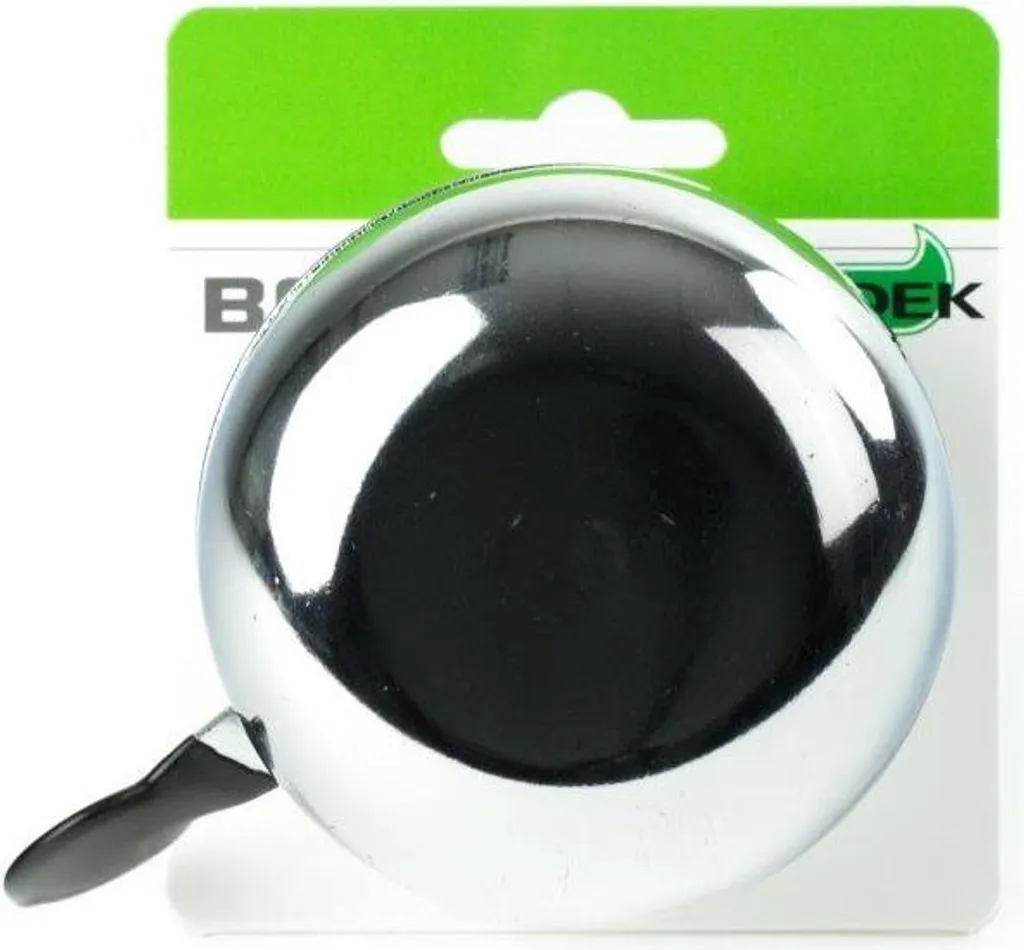 Sonnette de vélo 80 mm pour guidon urbain Widek Ding Dong Chrome métal