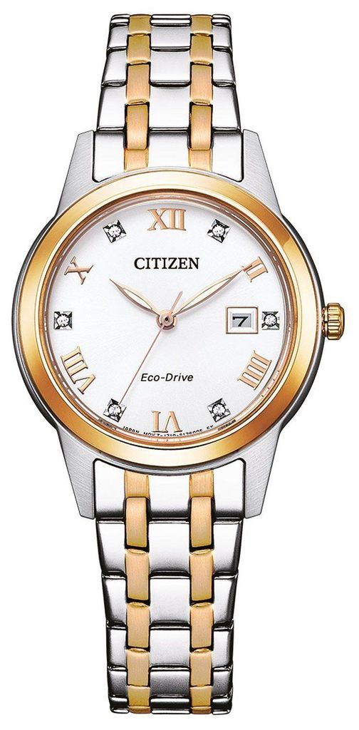 Citizen FE1246-85A Eco Drive orologio da donna in acciaio Immagine del prodotto 