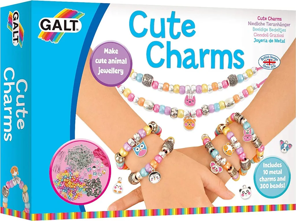 GALT Bracelets avec pendentifs mignons - Kit de création bijoux enfant