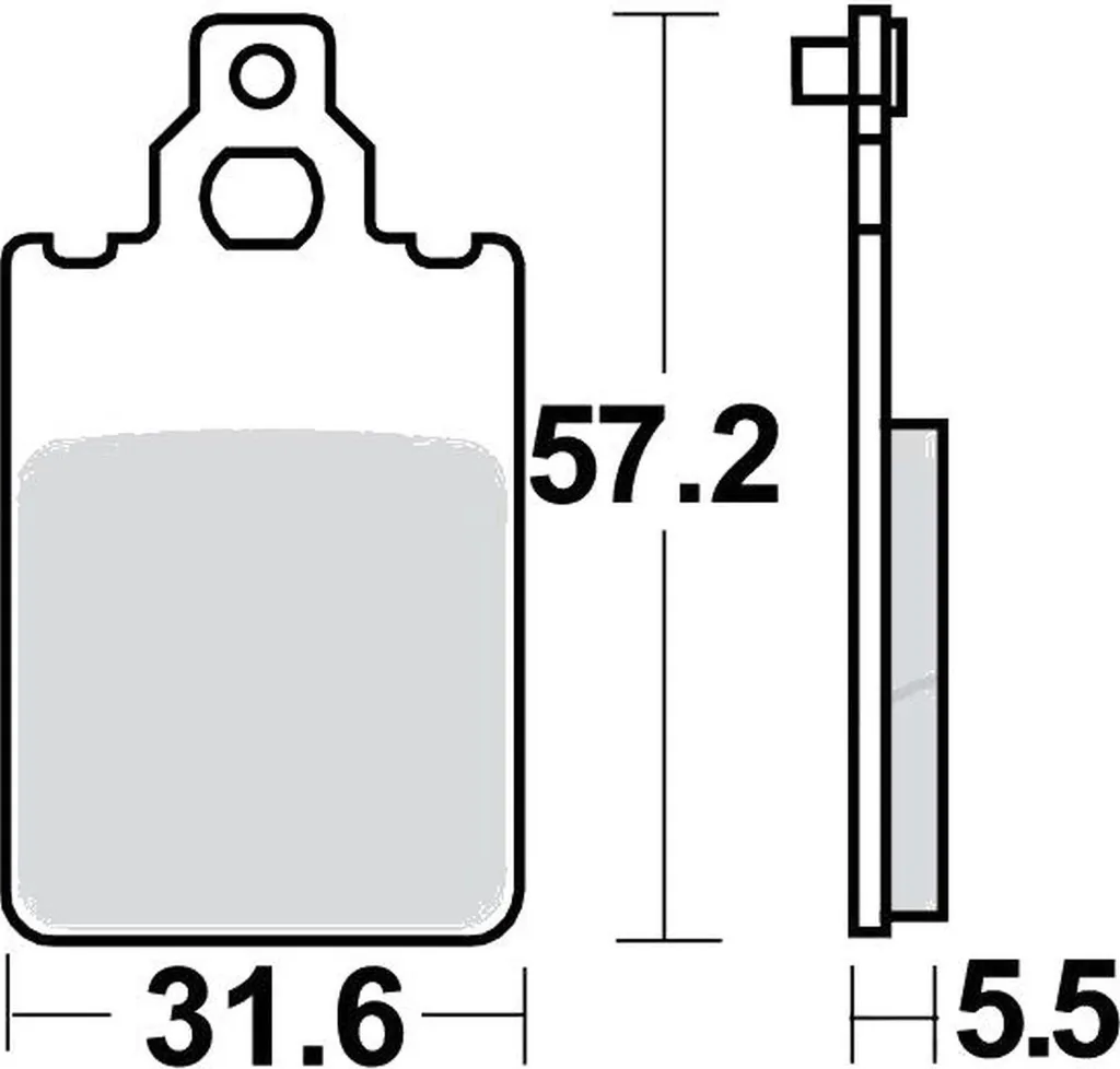 Plaquettes de frein haute friction Pamoto pour Simson Sperber 50 1999