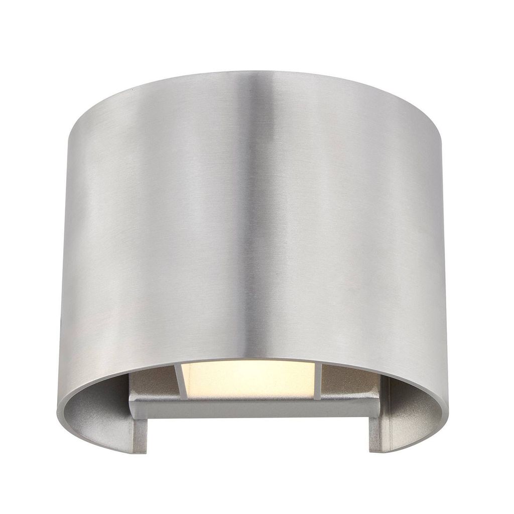 Arcchio Wandleuchte Zuzana, rund, alufarben, G9, 13 cm breit