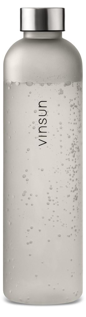Trinkflasche 1L Sportflasche Wasserflasche BPA frei Kohlensäure geeignet Vinsun