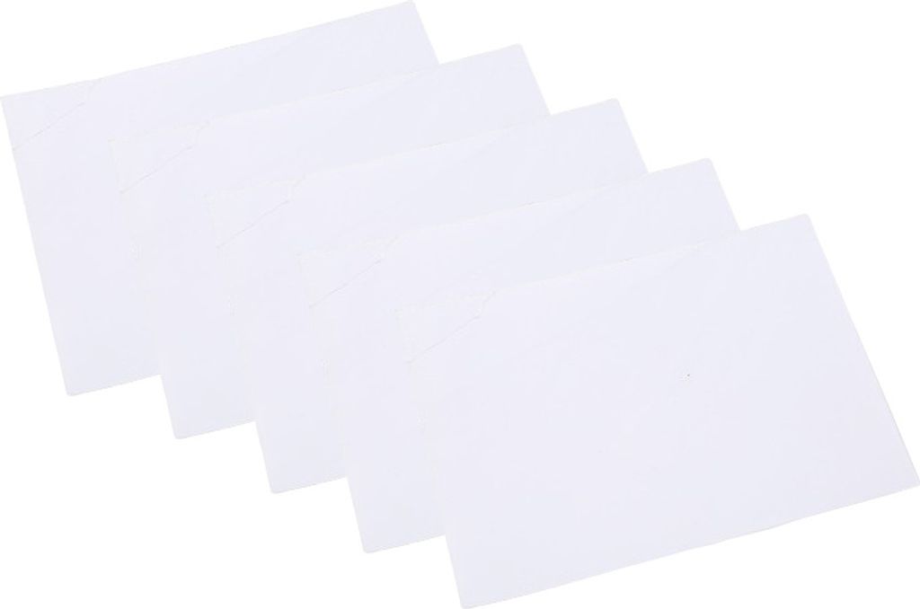INF Toppe adesive impermeabili per riparazioni 5 pz Bianco Immagine del prodotto 