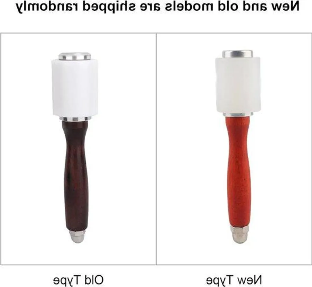 Marteau nylon robuste double face et manche bois ergonomique pour cuir