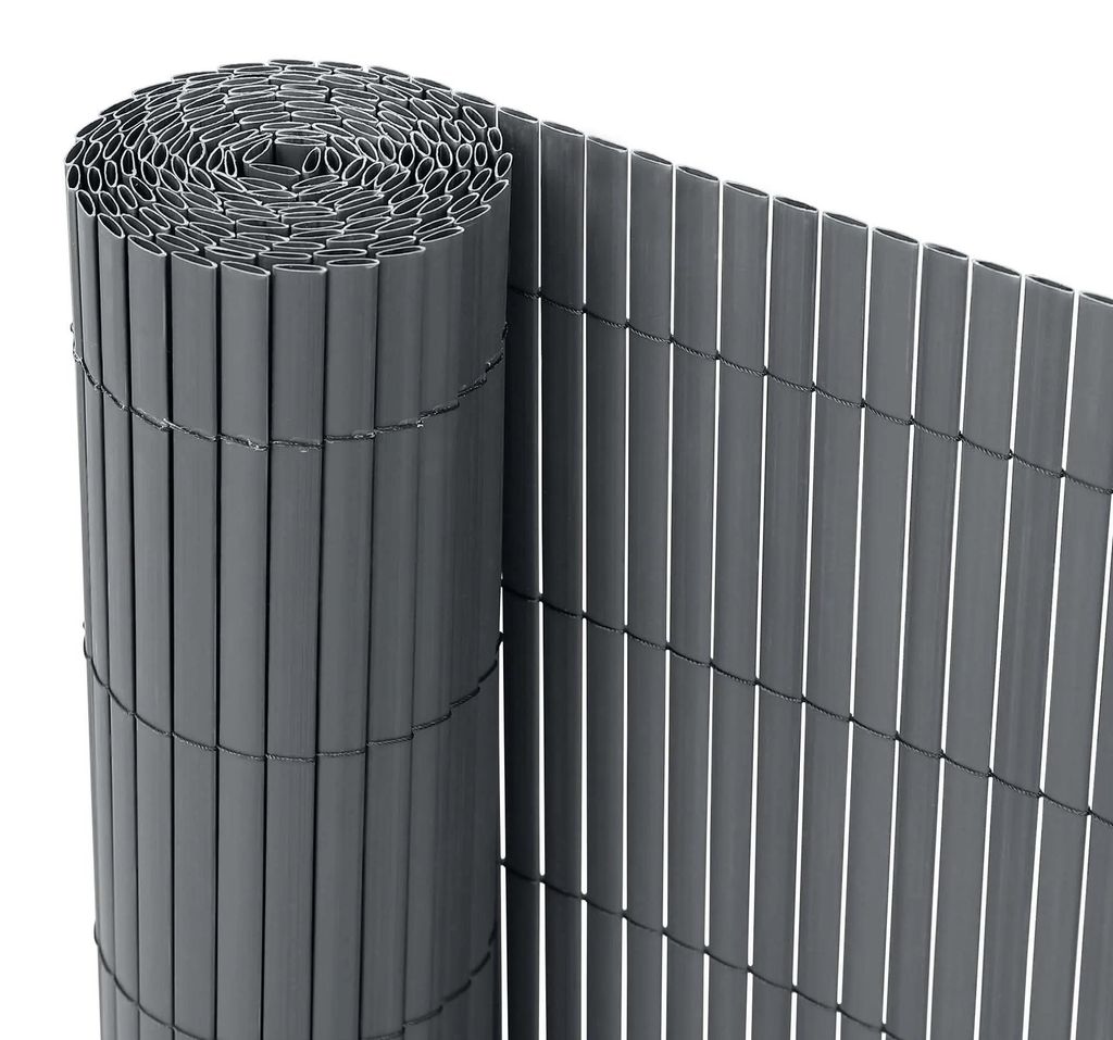 RIBELLI PVC Sichtschutzmatte Anthrazit – 4 Meter, 140 cm Produktbild 