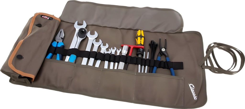 Bordwerkzeug SIP Performance Series Pordoi 45-teilig inkl. Tasche für Vespa 125 VNA-TS, 150 VBA-Super, 180-200 Rally, PX80-200, PE, Lusso, Cosa, T5