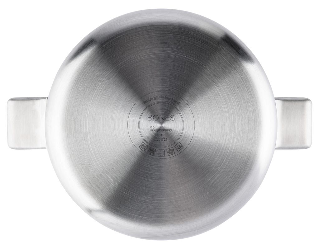 Alessi Padella Lionese in Trilamina 28 in acciaio collezione La cintura di Orione