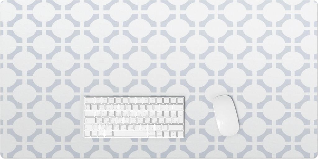 Geometrisches Retro-Muster – Schreibtischunterlage – Rutschfeste Tischunterlage – Schreibtischmatte für Büro & Zuhause – Schreibunterlage...