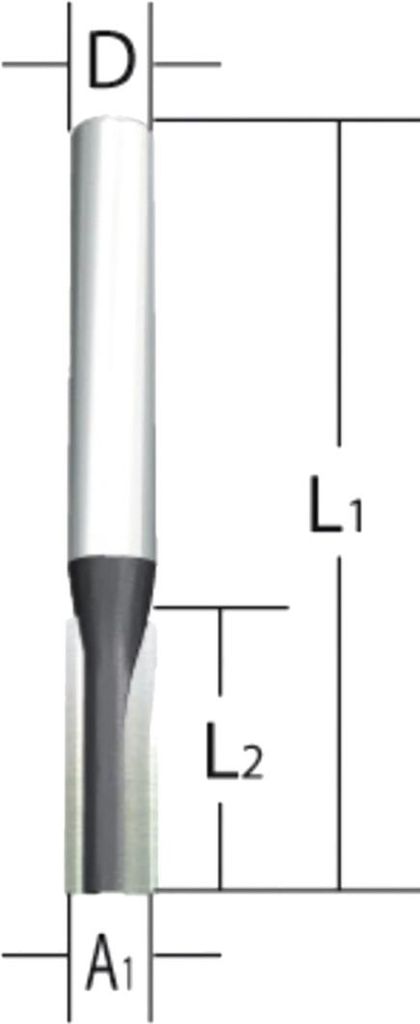 fresa per scanalature a tagliente singolo D4x13x51 mm, S=8 Immagine del prodotto 