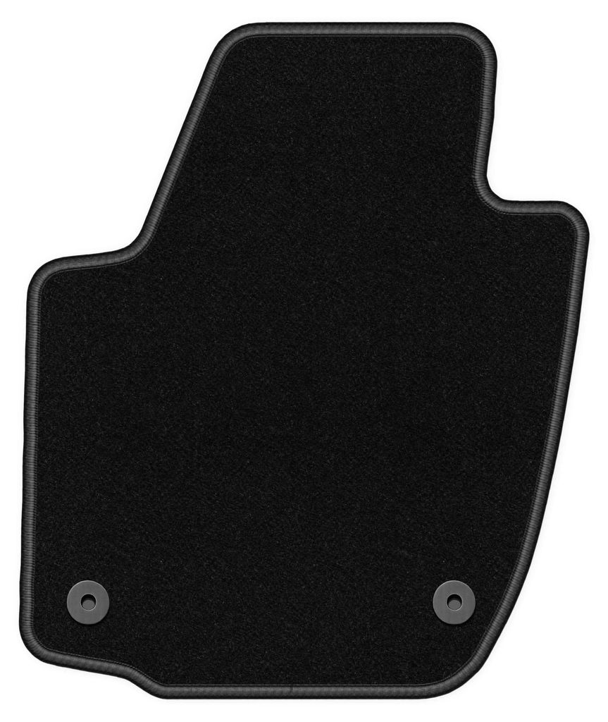 Fahrermatte Automatte Velours Schwarz für Seat Toledo IV 2012-