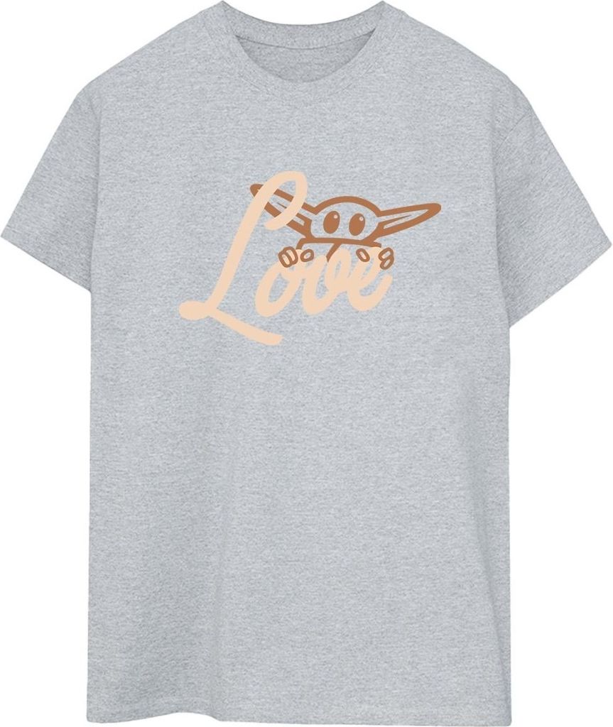 Star Wars - "Love" T-Shirt für Damen BI45300 (S) (Grau)