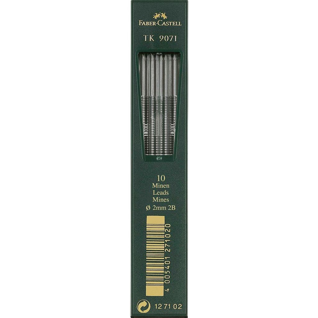 FABER-CASTELL Fallmine TK 9071 2B 2 mm 10St. Image du produit 
