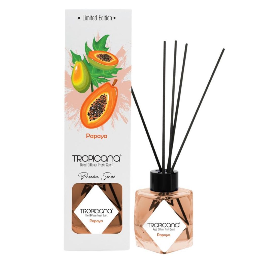 Tropicana Premium Raumduft - Papaya (Limited Edition) Reed Diffusor Stäbchen NEU
