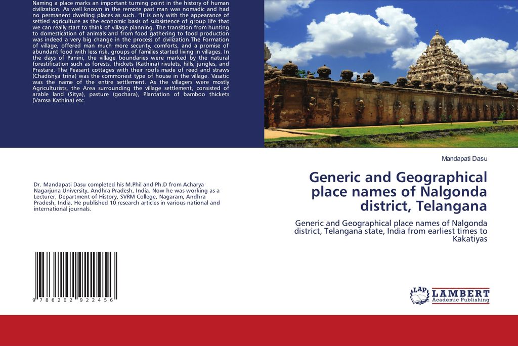 Generic and Geographical place names of Nalgonda district, Telangana