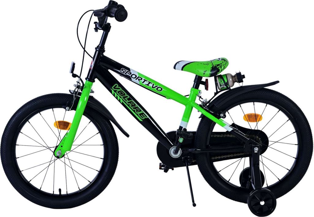 Volare Sportivo Kinderfahrrad für Jungen - 18 Zoll in Grün Produktbild 7