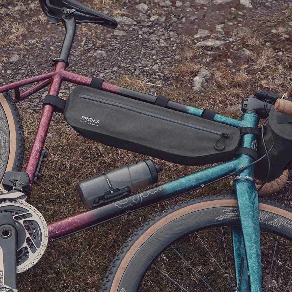 Brooks Scape Frame Bag 3L Mud Green : Sacoche Cadre Ultra Résistante - 6