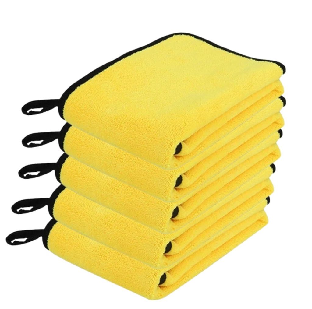 Handtuchset 5 Stück Mikrofaser für Auto Reinigungstücher Produktbild 
